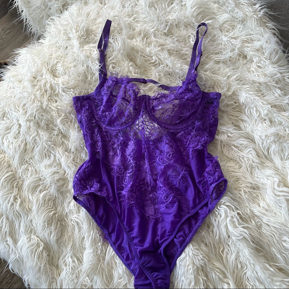 Purple Lace Bodysuit